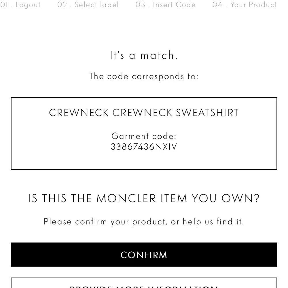 ✨HOST PICK✨
MONCLER CREWNECK SWEATSHIRT
Garment code:
33867436NXIV - Picture 14 of 14